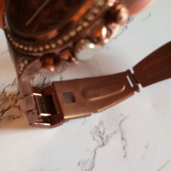 Breda Ladies Watch #2288 Bronze with Crystals - Picture 10 of 12